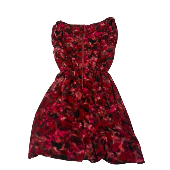 $396 ALICE + OLIVIA MULTI-COLORS SILK COWL NECK SLEEVELESS DRESS SIZE S - Picture 8 of 14